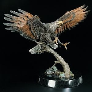 Metal Eagle Sculpture-The Creator's Messenger- Kitty Cantrell, Ltd Ed.