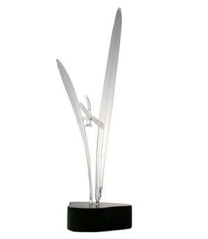 Frabel Dragonfly Glass Sculpture