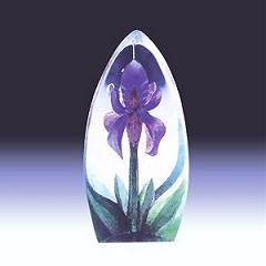 Purple Lily- Miniature  Flower Etching- MJ 88153