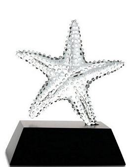Sea Star (Starfish) Glass Sculpture - Special order
