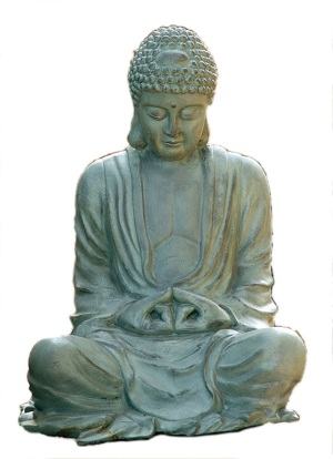 Sitting Buddah Garden Sculpture