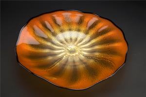 Orange Wallplate by Cliff Goodman