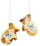 Swarovski Twinkling Mittens Ornament - Retired