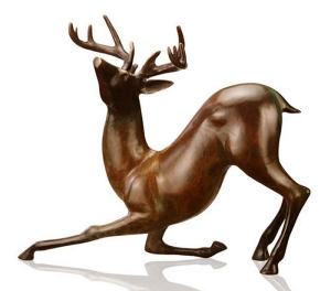 Contemporary  Deer Sculpture 80162