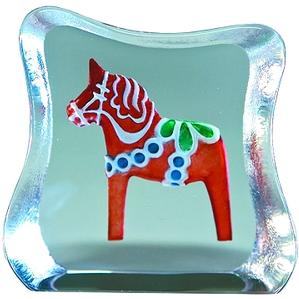 Dalecarlia Horse Red, Miniature by Mats Jonasson