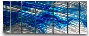 Contemporary Metal Wall Murals Set