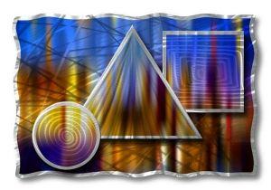 Radiant Fundamentals Abstract Art Metal Wall Hanging
