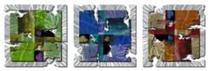 Radient Relics Modern Art Metal Wall Sculpture