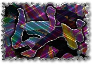 Metamorphosis Abstract Art Metal Wall Mural