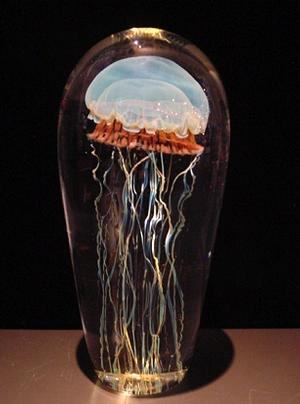Richard Satava Blue Moon Magnum Sized Jellyfish, 9.5 inches