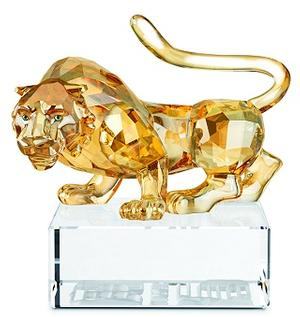 Swarovski  Tiger, Swarovski Large Golden Shine  Zodiac Tiger