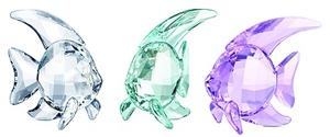 Swarovski Crystal Set of 3 Fish