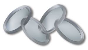 Connected Ovals Contemporary Wall Mirror