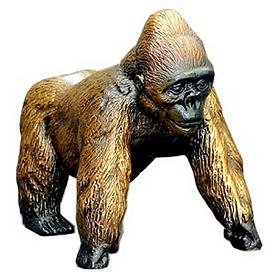 Barry Stein Female Gorilla Bronze Sculpture