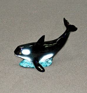 Barry Stein Bronze Orca Baby