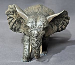 Barry Stein Elephant Mother Bronze Wildlife Sculpture