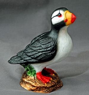 Barry Stein Bronze Puffin Sculpture