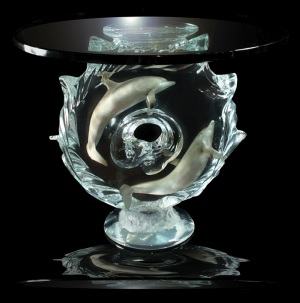 Epiphany Dolphins Table by Dan Medina