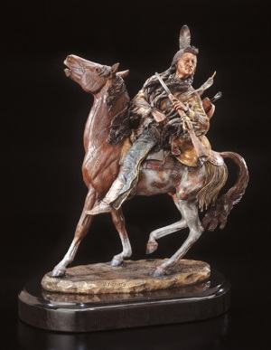 Visionary, American Indian Sculpture by Christopher Pardell