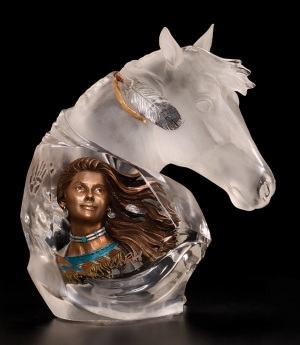 Running Wild, American Indian Sculpture by Christopher Pardell