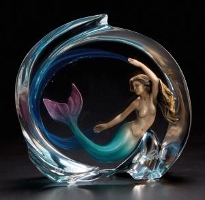 Dream Dance, Mermaid Sculpture by Christopher Pardell