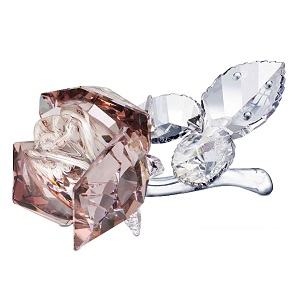 Swarovski Crystal Blush Blossoming Rose