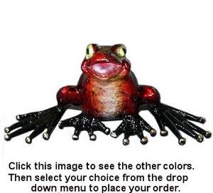 Bronze  MEDIUM Mikey Frog Sculptures by Barry Stein