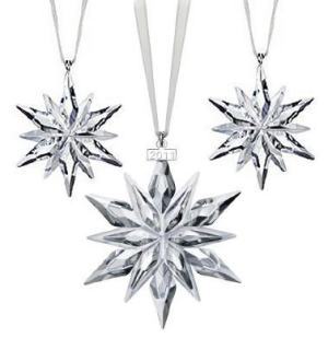 Swarovski 2011 Crystal Star Ornament Set