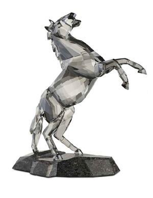 Black Stallion Satin on Black Granit