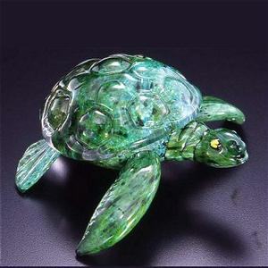 Sea Turtle Glass Sculpture by Michael Hopko - Soul Glass