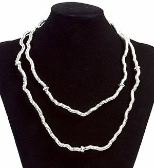 Curly Blink Stainless Steel Necklace