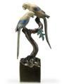 Parrots Sculpture