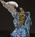 Seal It With A Kiss - Mother and Harp Seal Pup Sculpture