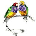 Swarovski Crystal Gouldian Finches, Peridot sold!