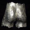 Male Rear Buttocks Pewter Wall Sculpture