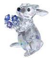 Swarovski Rabbit with Forget Me Nots