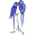 Swarovski Pair of Hyacinth Macaws