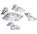 Swarovski Duck Family of 4