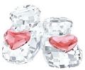 Swarovski Crystal Baby Shoes, Pink