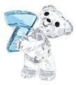 Swarovski Crystal Characters- Kris Bear Number Seven - New for 2015