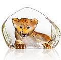 Mats Jonasson Crystal Painted Lion Cub 34274