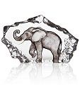 Mats Jonasson Crystal Hand Painted Elephant 34275