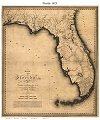 Custom 3 d crystal block map Florida