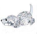 Swarovski Beagle playing Crystal