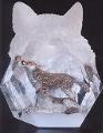 Devotion Wolf Sculpture - Front View