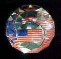 Flag Paperweight by Swarovski - Retired