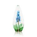 Blue Orchid  - Etched Crystal Flower by Mats Jonasson