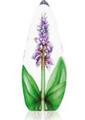 Purple Orchid- Large Etched Glass by Mats Jonasson- MJ 33820