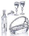 Swarovski Crystal Wine Champagne set - Retired