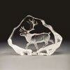 Mats Jonasson Etched Crystal Reindeer - MJ 33597